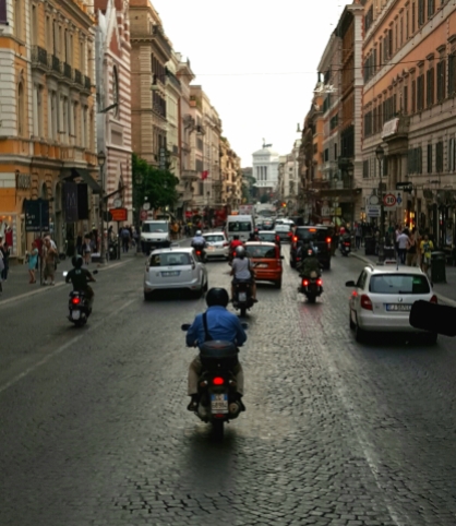 The crazy streets of Rome